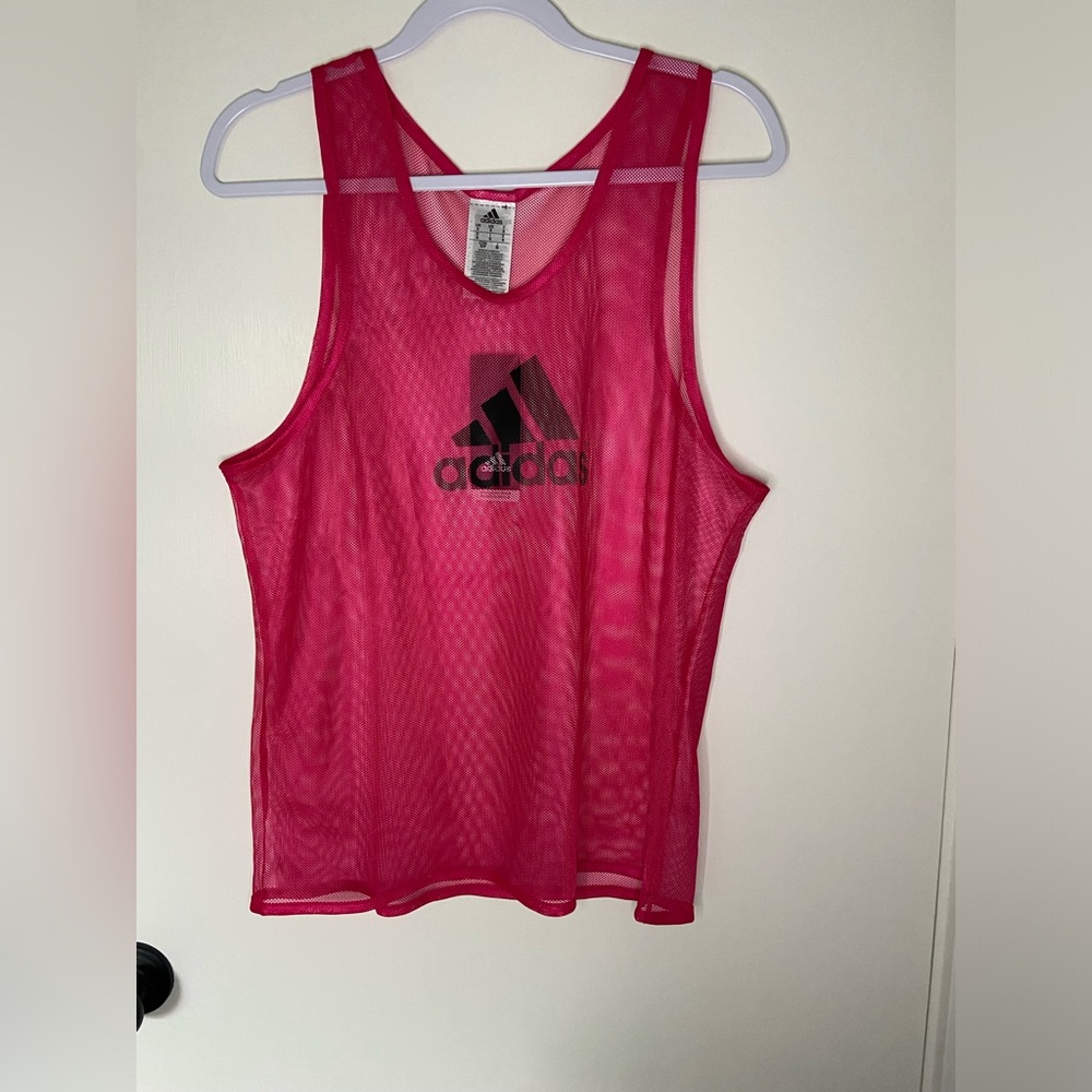 NWT | Adidas | Mesh Tank | Pink | Men’s Small